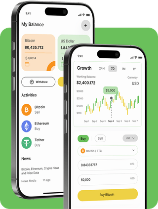 Regal Coinforge trading platform interface with live market data
